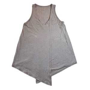 Lululemon Wrap Front Asymmetrical‎ Tank Top Dusty Rose Heathered Women's M
